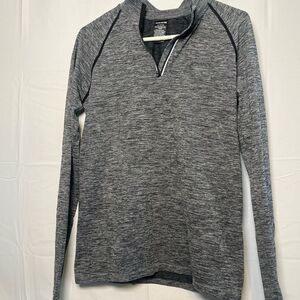 PINK Victoria's Secret Gray Heather Active Zip Up